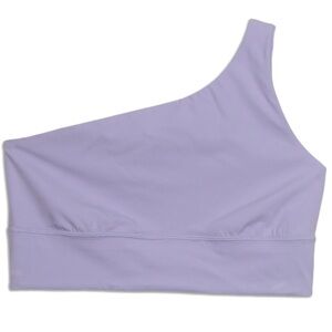 New! Lululemon Align Asymmetrical Bra A/B Light Support Lilac Smoke Size 12